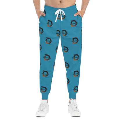 Unisex Determined Joggers — Turquoise