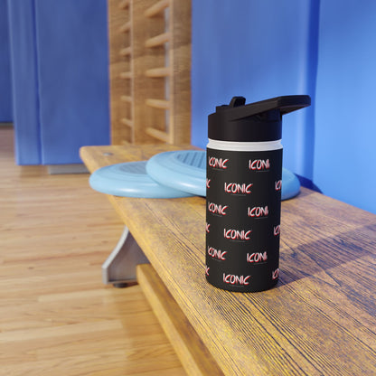 Iconic Stainless Water Bottle — Black