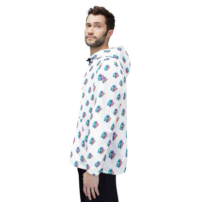 CEO repeat logo Windbreaker Jacket | all-over print White