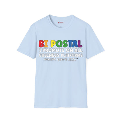 Bi Postal Unisex T-Shirt (LGBTQ)