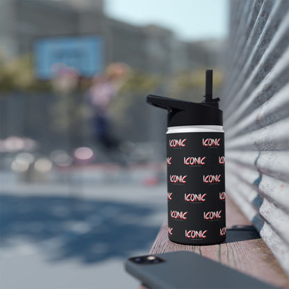 Iconic Stainless Water Bottle — Black
