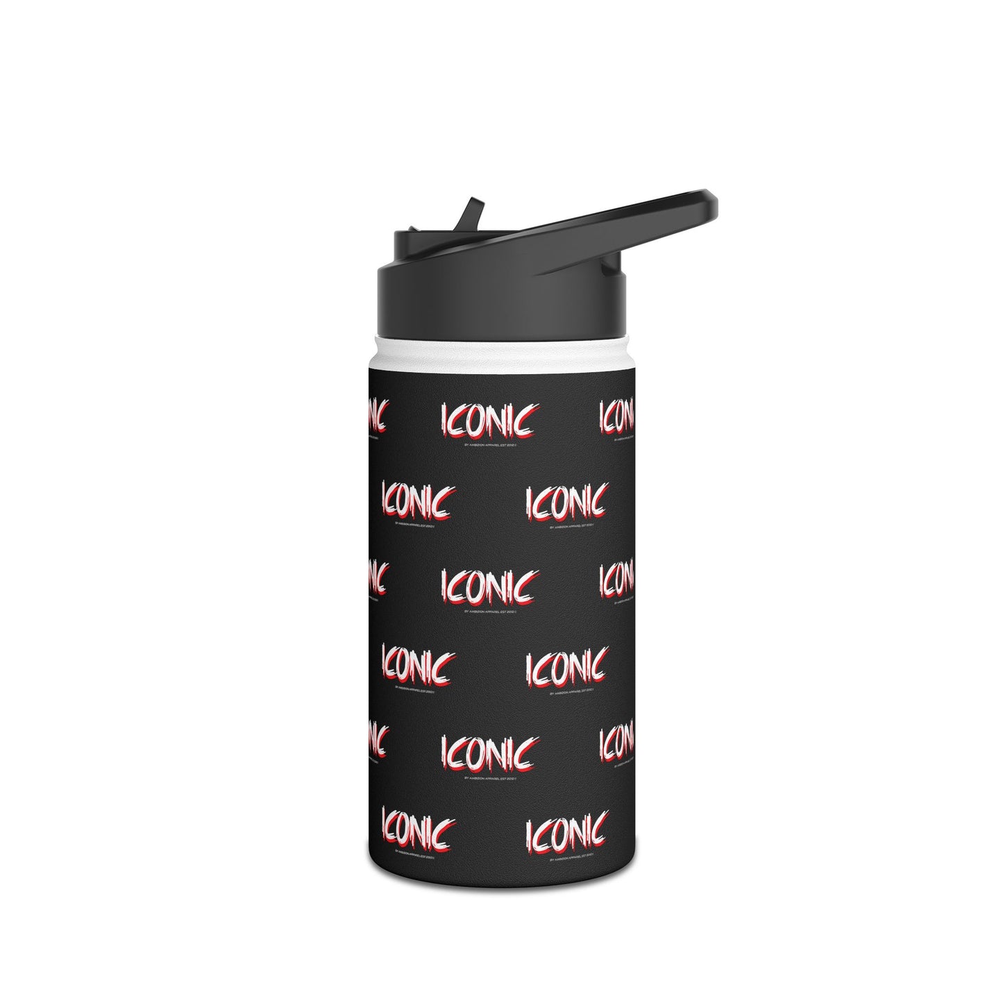 Iconic Stainless Water Bottle — Black