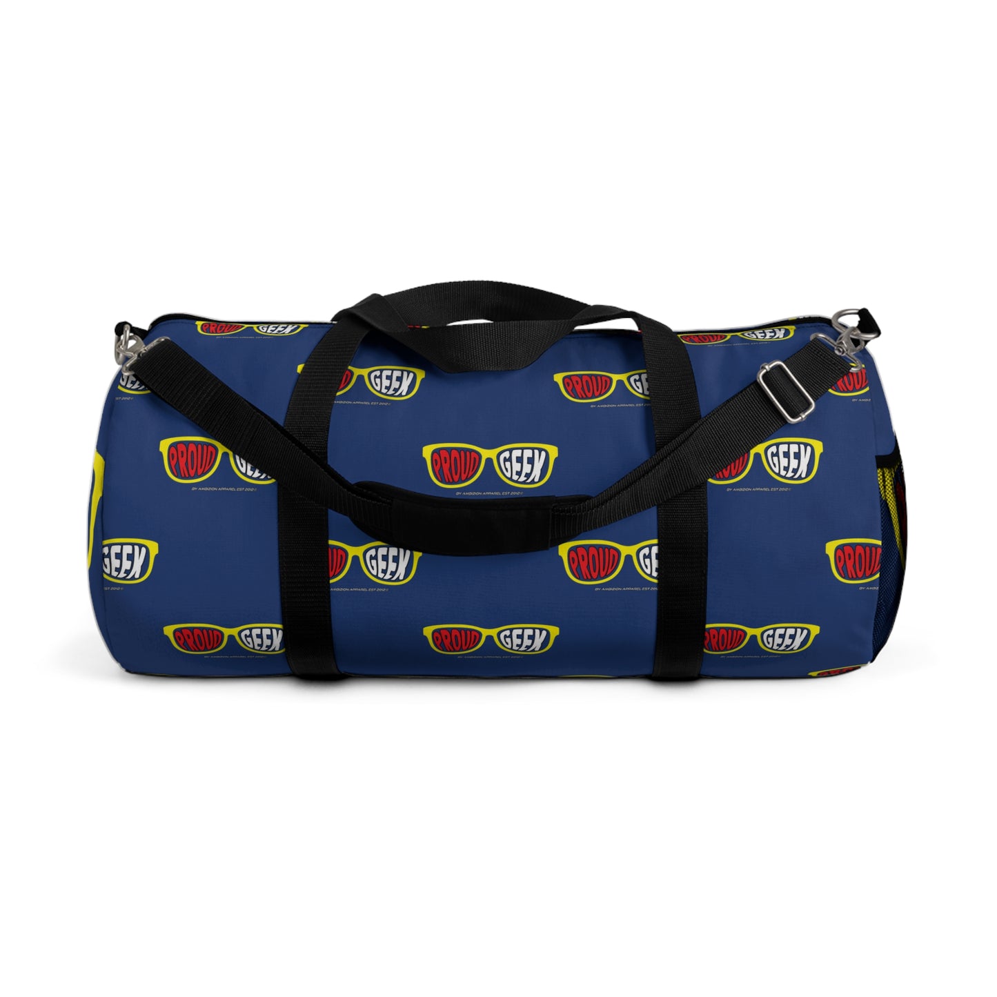 Proud Geek Blue Duffel Bag — Bold Travel & Gym Tote