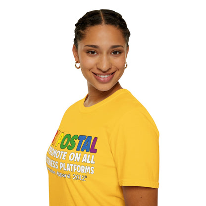 Bi Postal Unisex T-Shirt (LGBTQ)