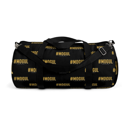 #Mogul Black Duffel Bag — Bold Travel & Gym Tote