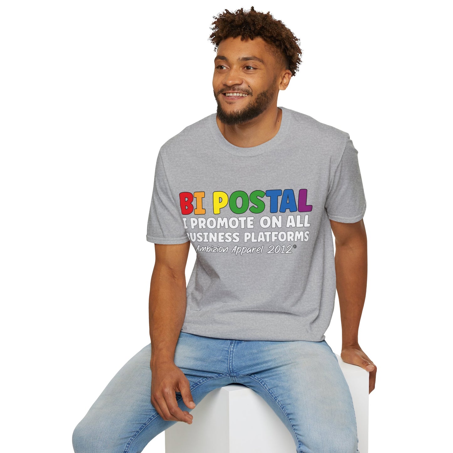 Bi Postal Unisex T-Shirt (LGBTQ)