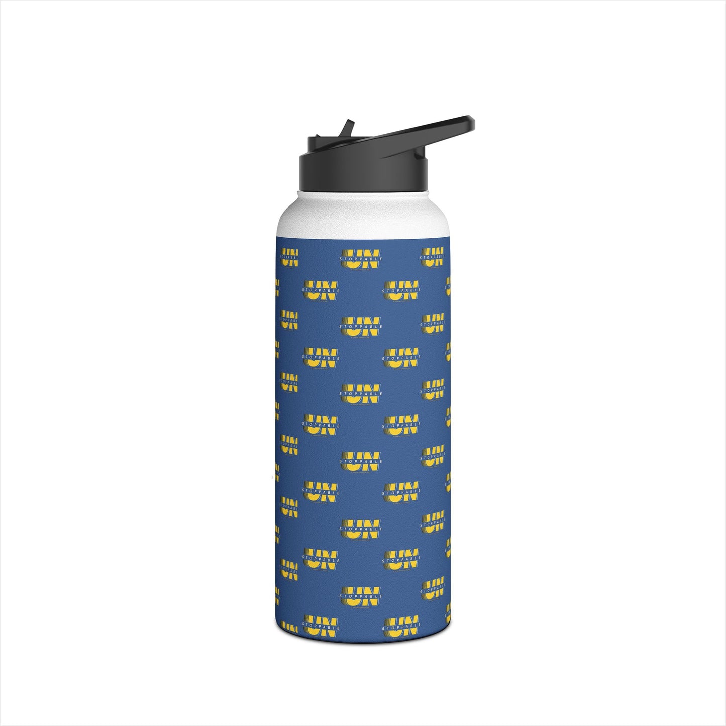 UNStoppable  Stainless Water Bottle — Blue