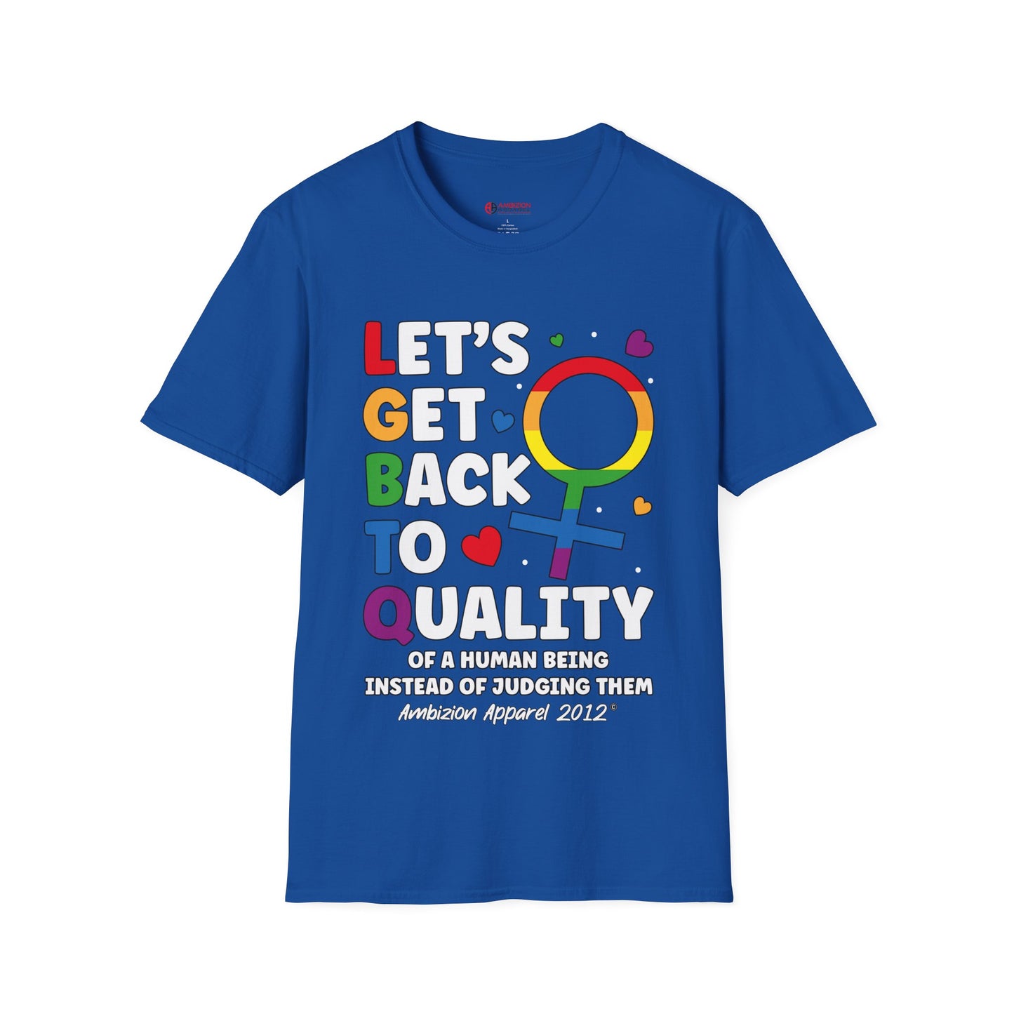 LGBTQ (Let's Get Back to Quality) Unisex T-Shirt (LGBTQ)