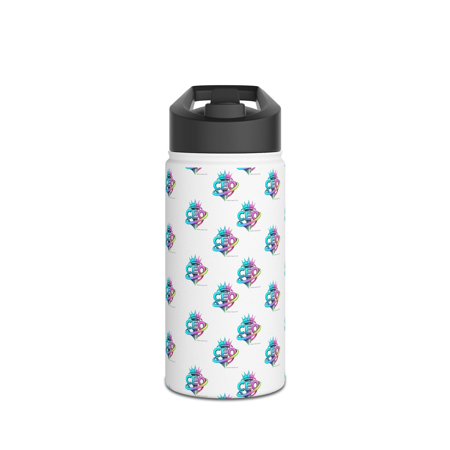 CEO  Stainless Water Bottle — White