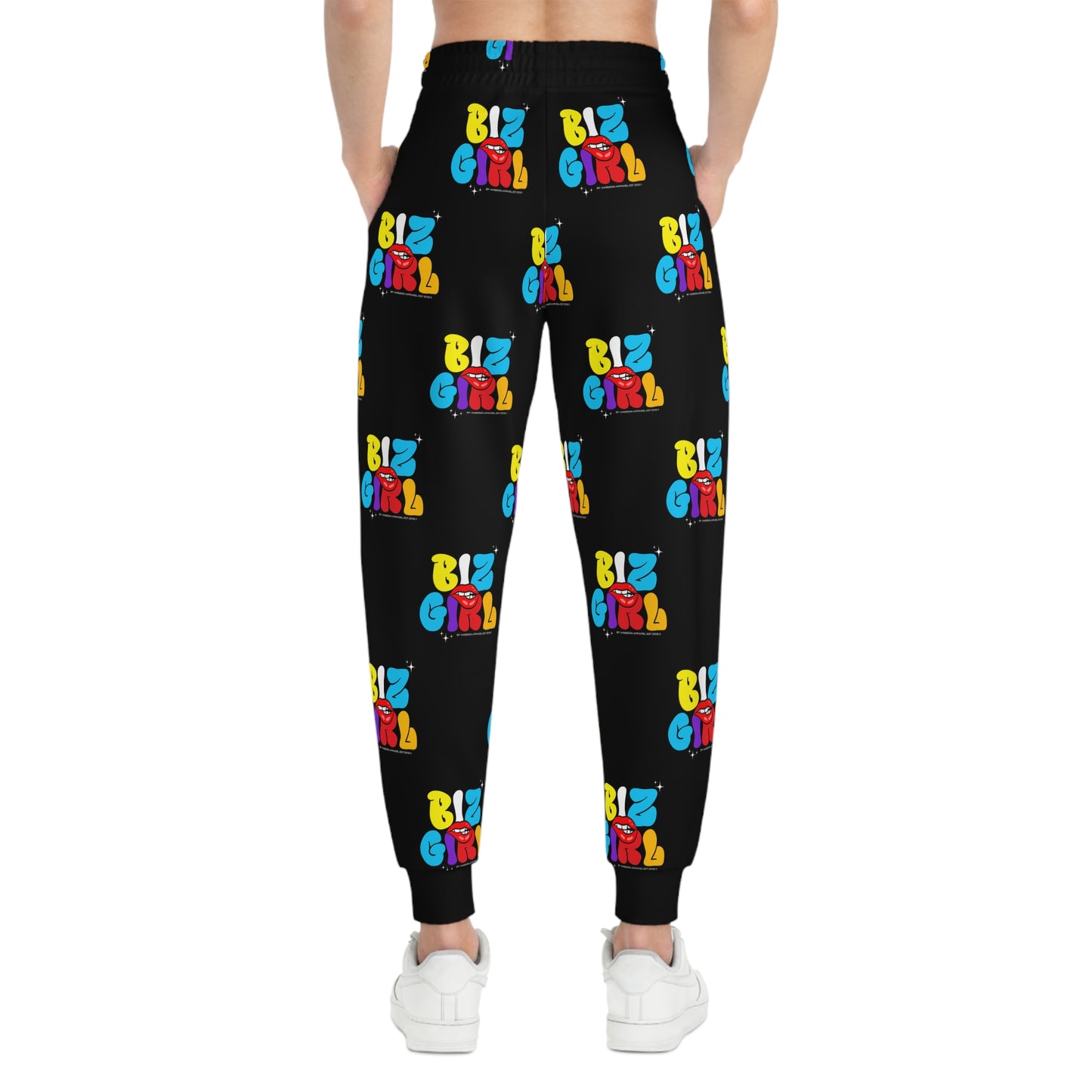 Unisex Ambizion Biz Girl Joggers — Black