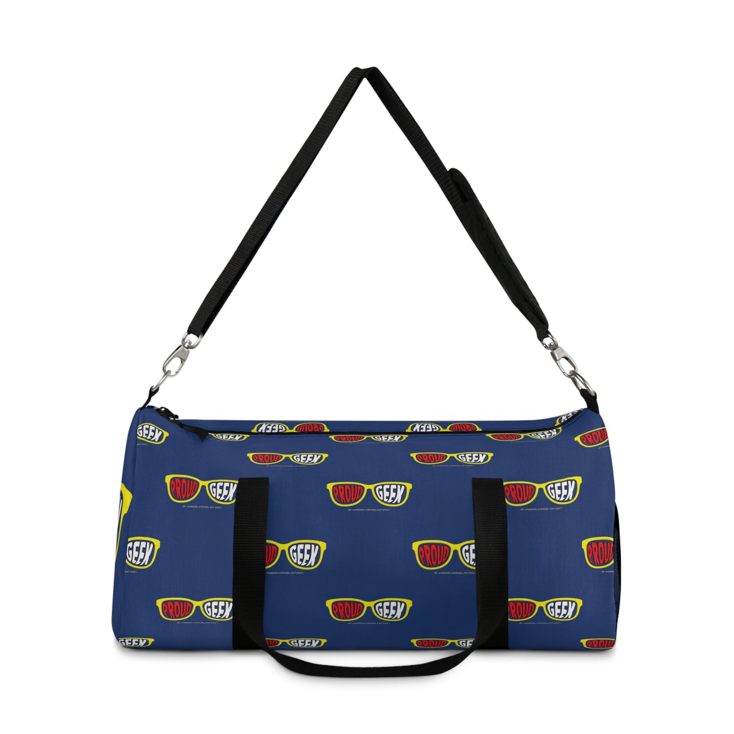 Proud Geek Blue Duffel Bag — Bold Travel & Gym Tote