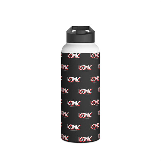 Iconic Stainless Water Bottle — Black