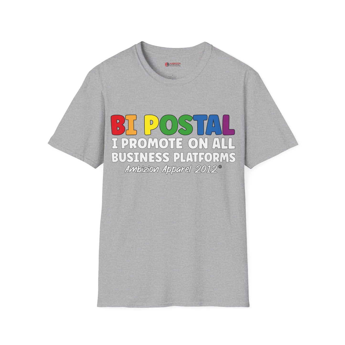 Bi Postal Unisex T-Shirt (LGBTQ)