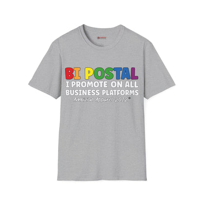 Bi Postal Unisex T-Shirt (LGBTQ)