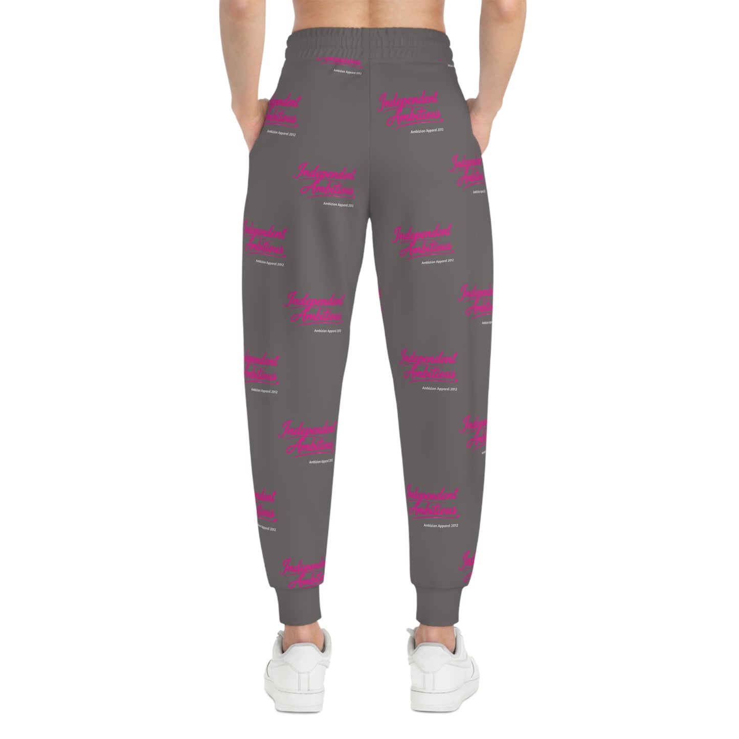 Unisex Independent Ambitious Joggers — Gray