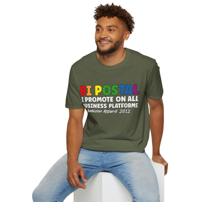 Bi Postal Unisex T-Shirt (LGBTQ)
