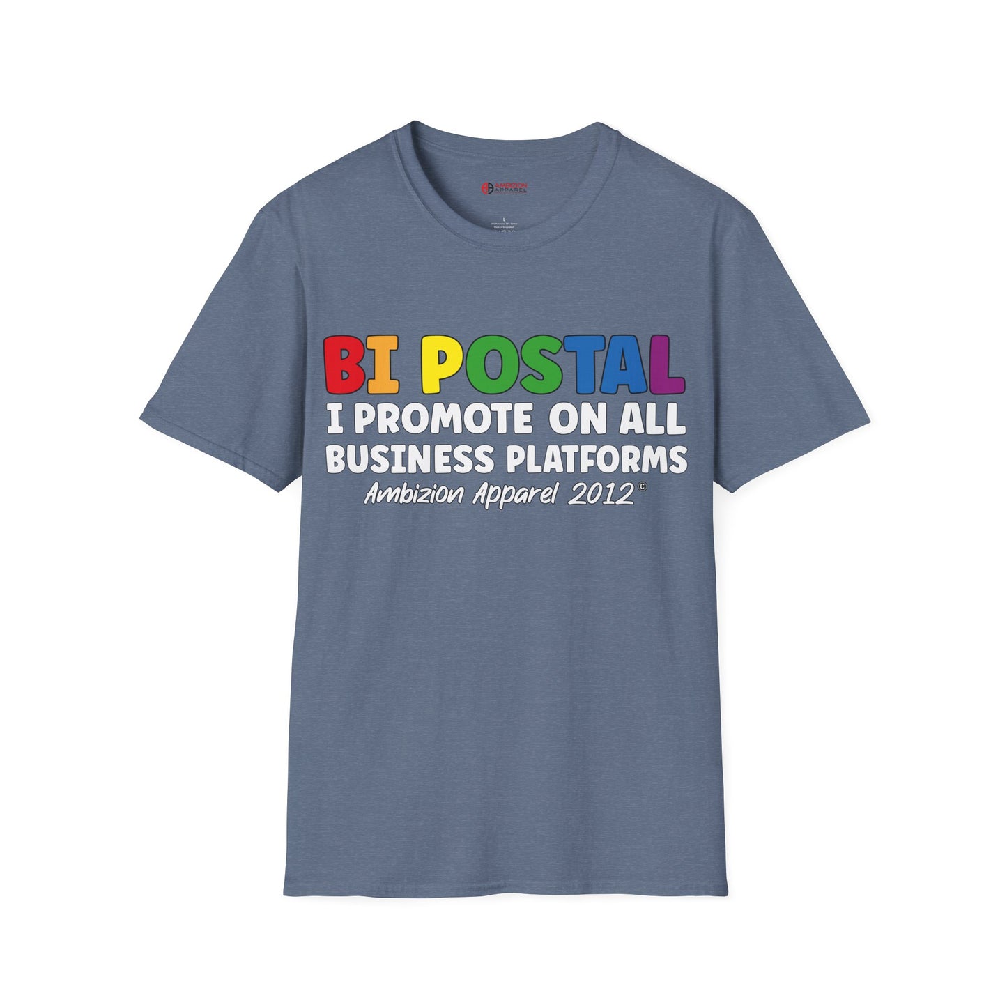 Bi Postal Unisex T-Shirt (LGBTQ)