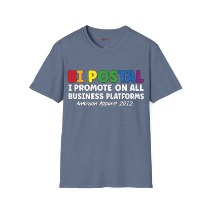 Bi Postal Unisex T-Shirt (LGBTQ)