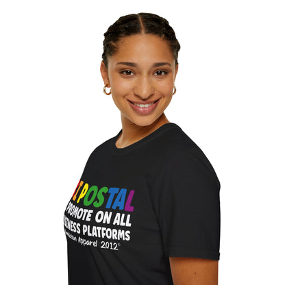 Bi Postal Unisex T-Shirt (LGBTQ)
