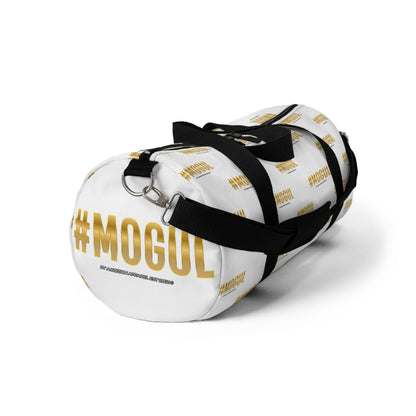 #Mogul White/Black Duffel Bag