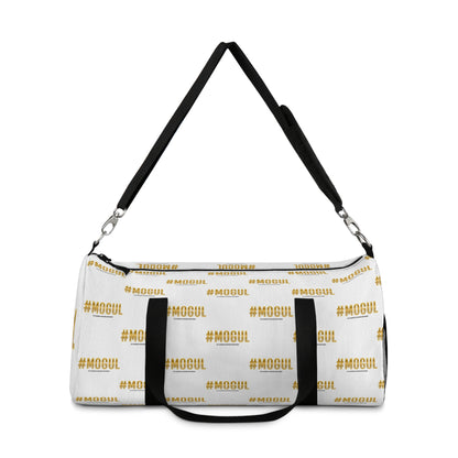 #Mogul White/Black Duffel Bag