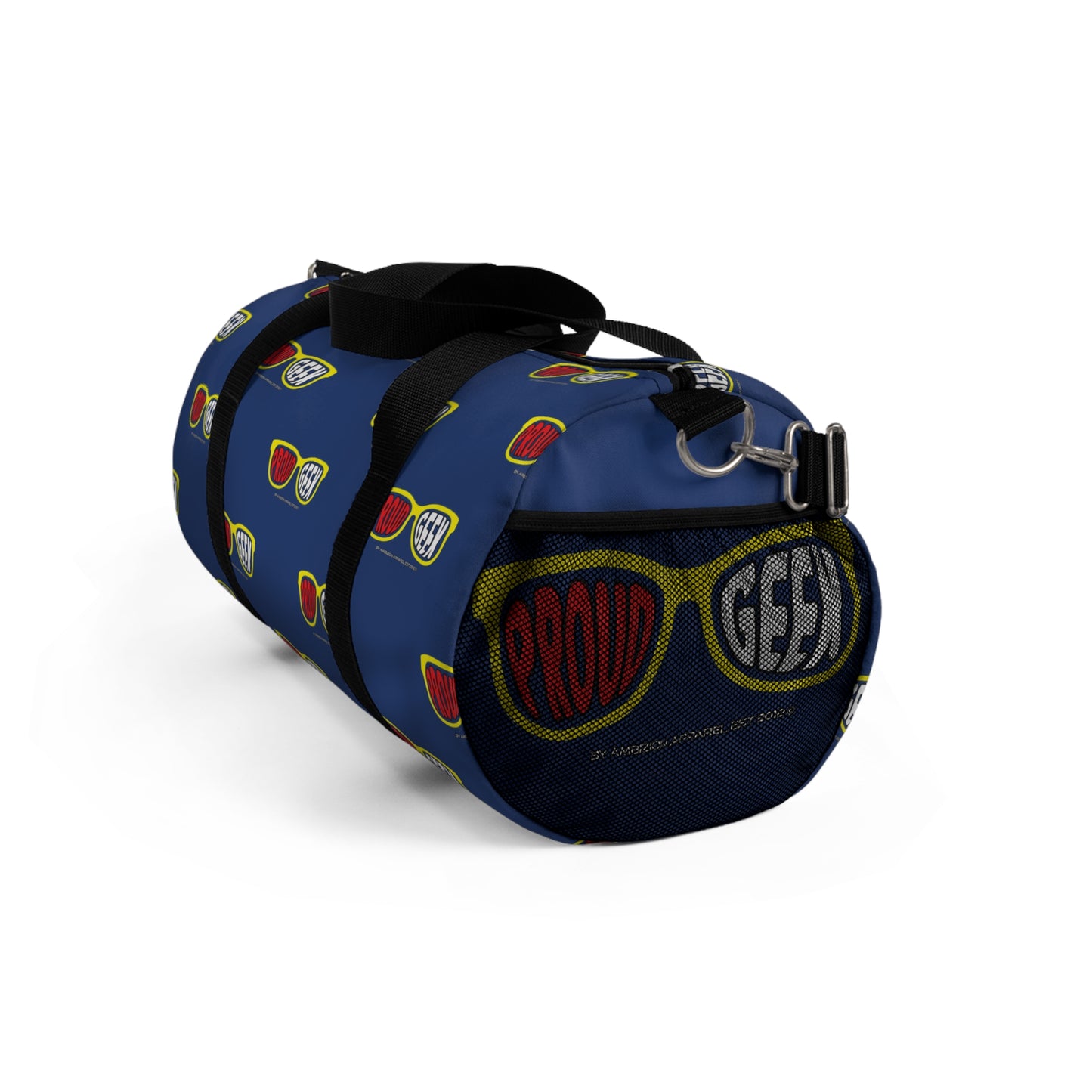 Proud Geek Blue Duffel Bag — Bold Travel & Gym Tote