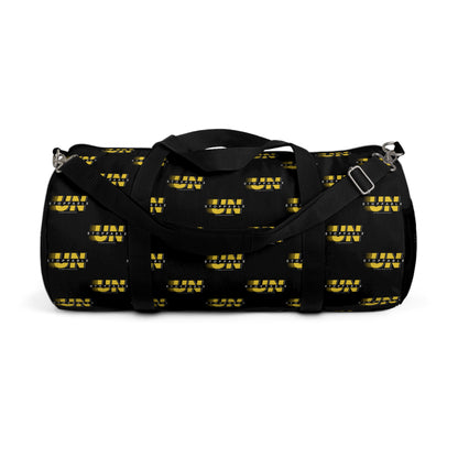 UNStoppable Black Duffel Bag — Bold Travel & Gym Tote