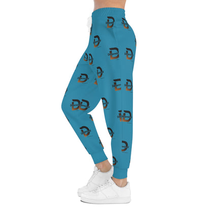 Unisex Determined Joggers — Turquoise