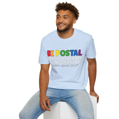 Bi Postal Unisex T-Shirt (LGBTQ)