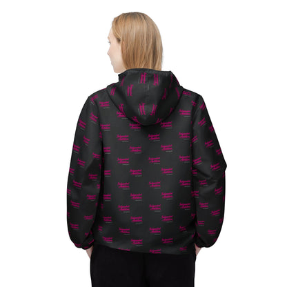 Independent Ambitious repeat logo Windbreaker Jacket | all-over print Black