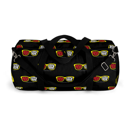 Proud Geek Black Duffel Bag