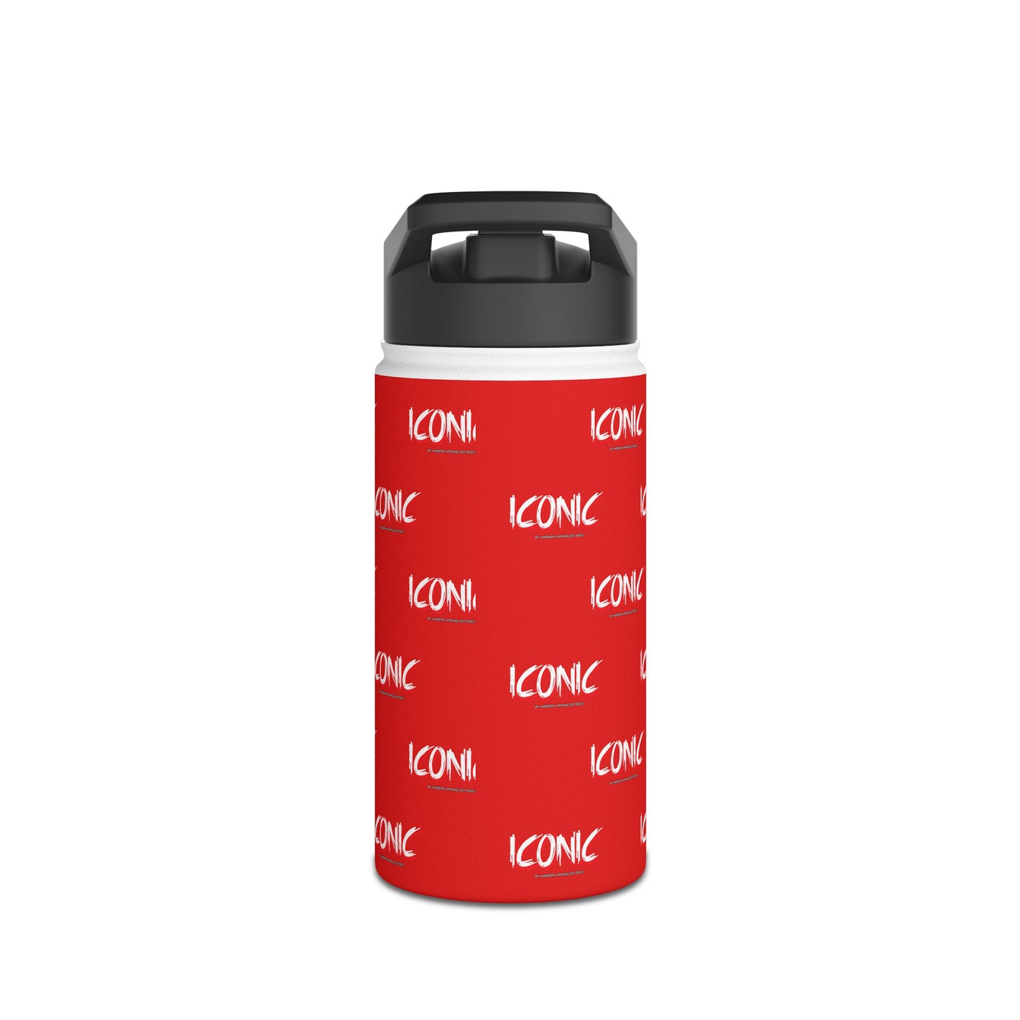 Iconic Stainless Water Bottle — Red