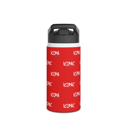 Iconic Stainless Water Bottle — Red