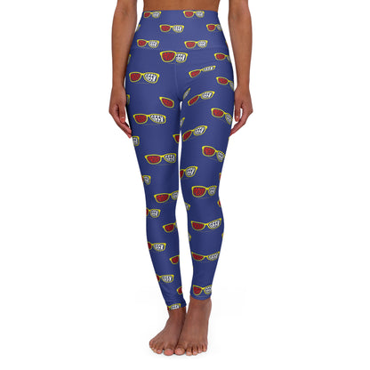 Proud Geek Blue High-Waisted Yoga Leggings- Ambizion Active