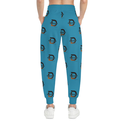 Unisex Determined Joggers — Turquoise
