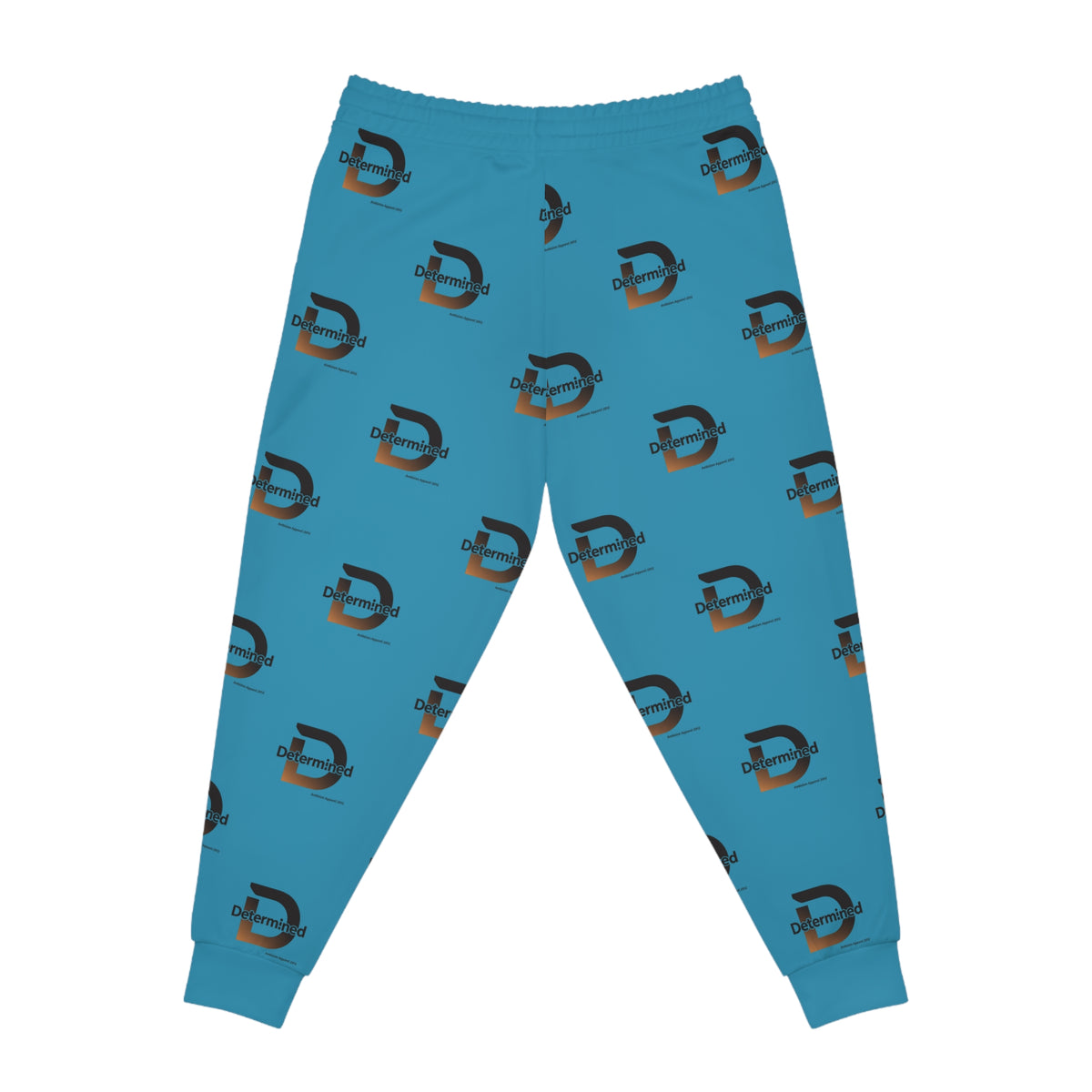 Unisex Determined Joggers — Turquoise