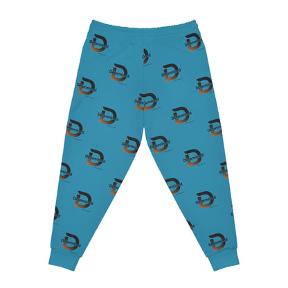 Unisex Determined Joggers — Turquoise