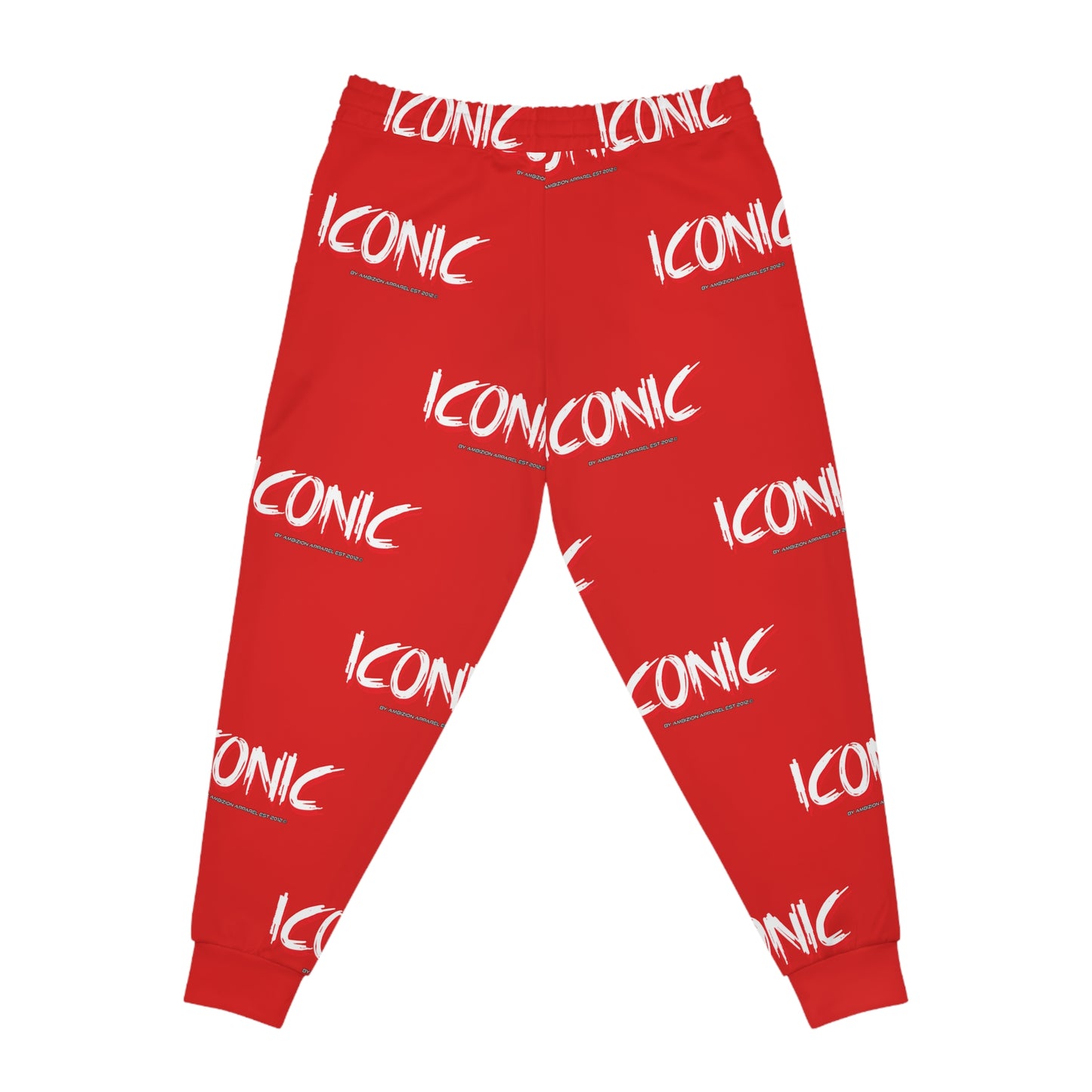 Unisex Iconic Joggers — Red