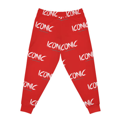 Unisex Iconic Joggers — Red
