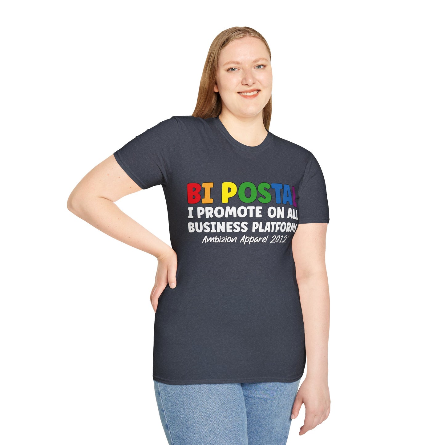 Bi Postal Unisex T-Shirt (LGBTQ)