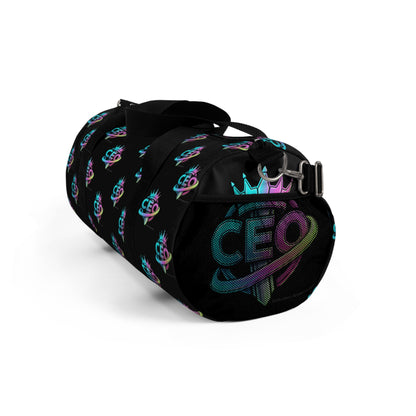 CEO Black Duffel Bag — Bold Travel & Gym Tote