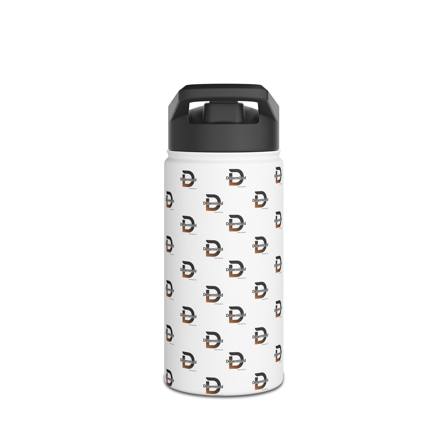 Determined Stainless Water Bottle — White