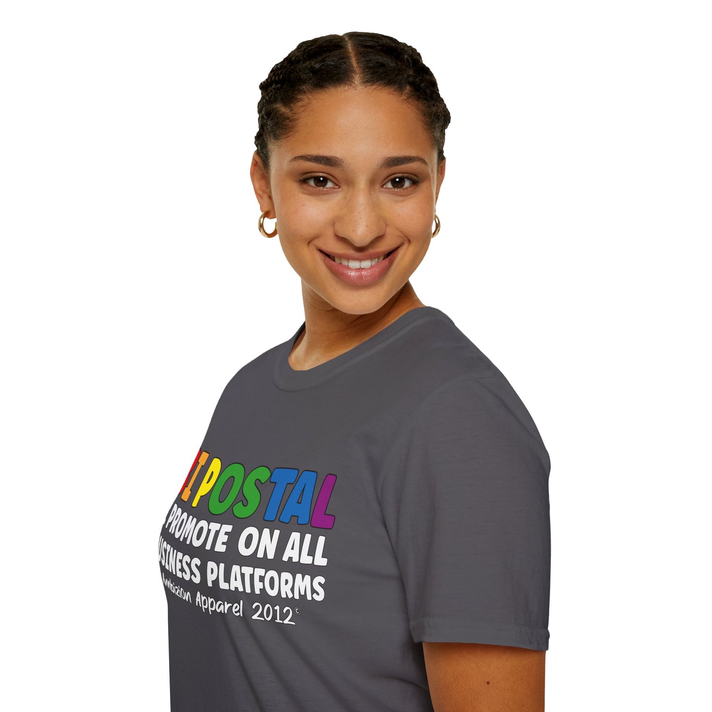 Bi Postal Unisex T-Shirt (LGBTQ)