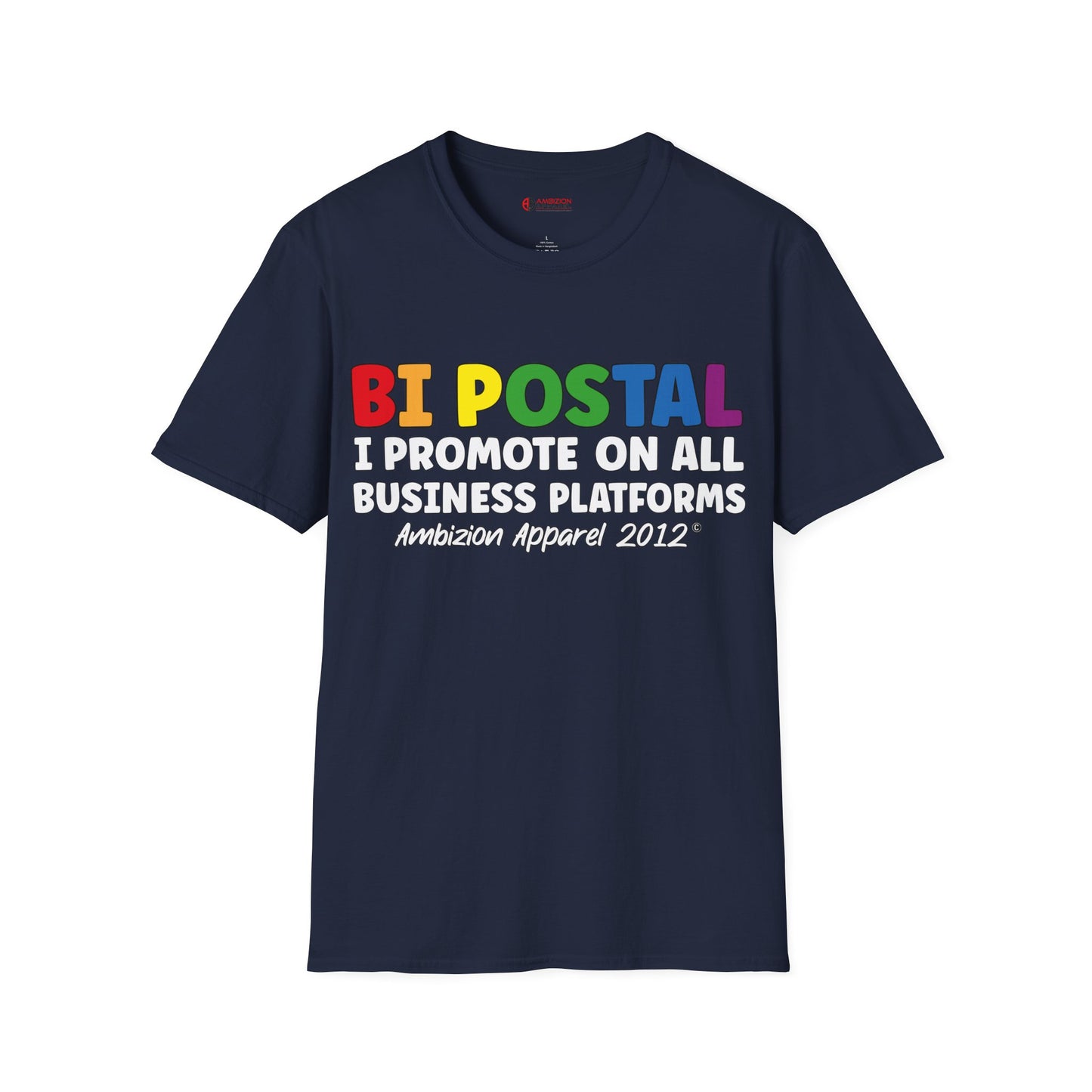 Bi Postal Unisex T-Shirt (LGBTQ)