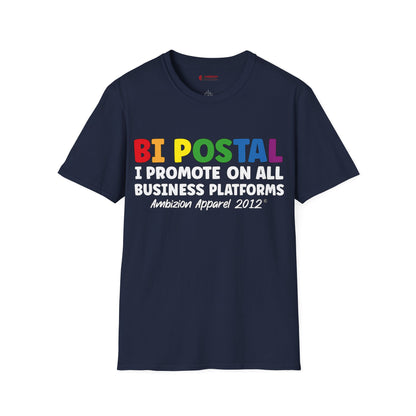 Bi Postal Unisex T-Shirt (LGBTQ)