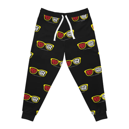Unisex Proud Geek Joggers — Black
