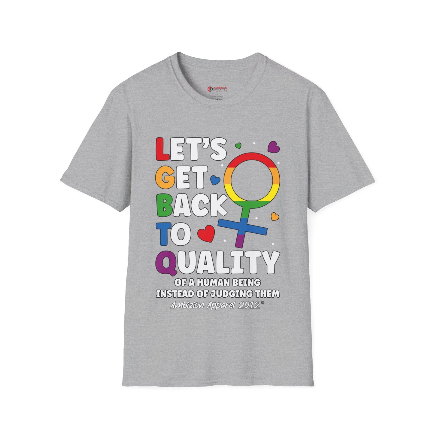 LGBTQ (Let's Get Back to Quality) Unisex T-Shirt (LGBTQ)