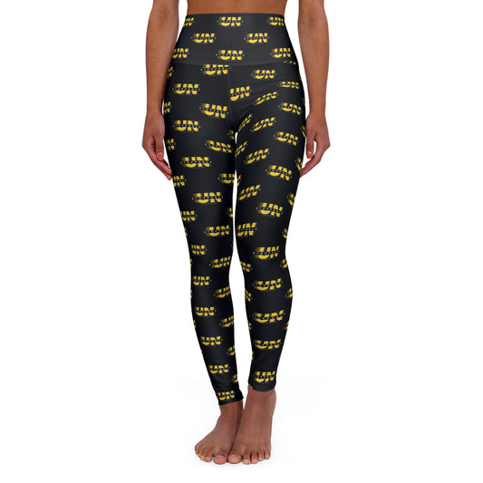 UNStoppable Black High-Waisted Yoga Leggings