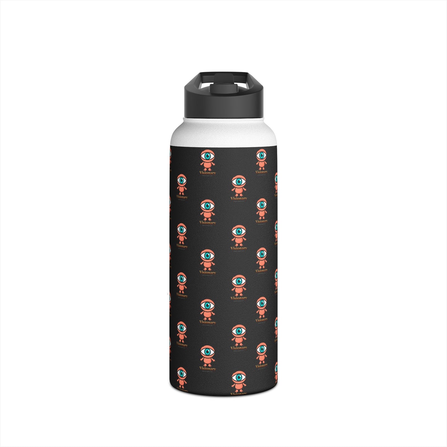 Visionary Stainless Water Bottle — Black