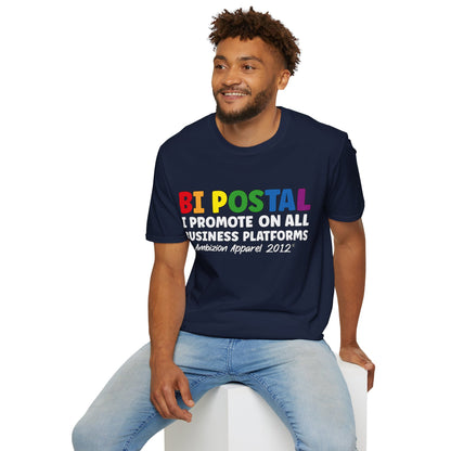 Bi Postal Unisex T-Shirt (LGBTQ)